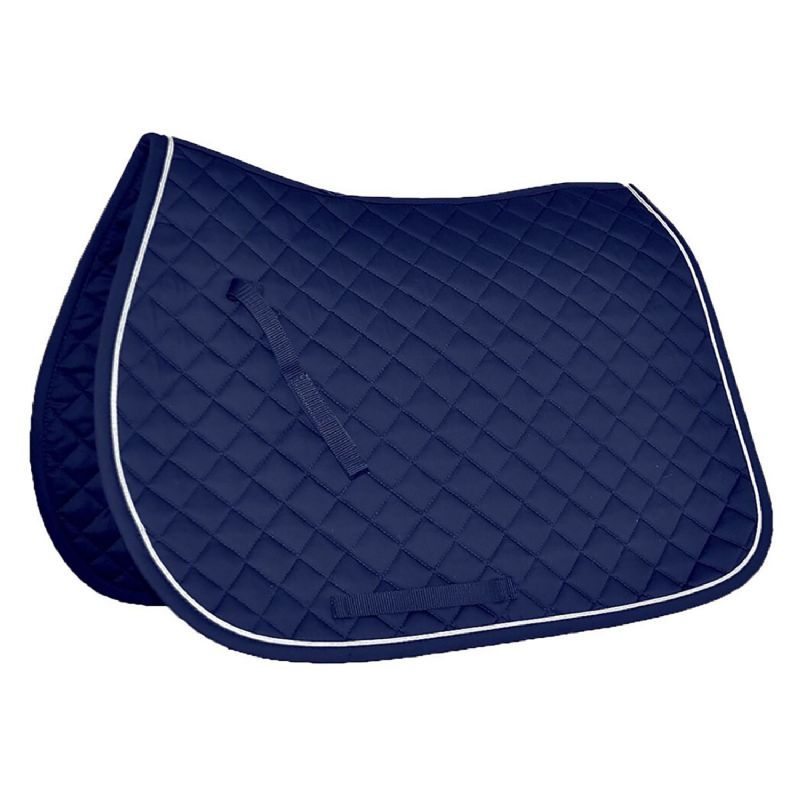 Mark Todd Piped Saddlecloths (Navy/White, Cob)